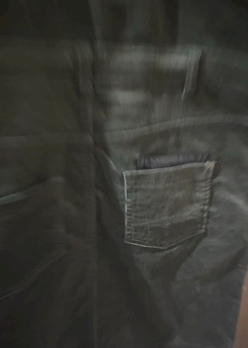 Kemerli Siyah Denim Midi Salopet - Görsel 3