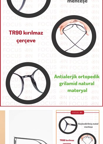 Parlak Siyah Retro Kadın Gözlüğü - Görsel 4