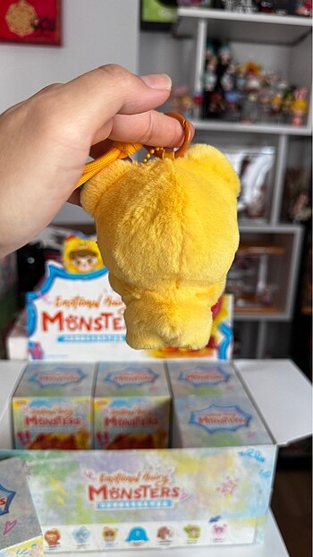 Beden Renk QKID Figure Plush Pendant YELLOW