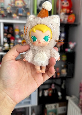 Popmart Baby Molly Pocket BROWN Plush Keychain