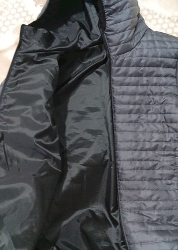 Gri Fermuarlı Erkek Kapüşonlu Mont - Görsel 3