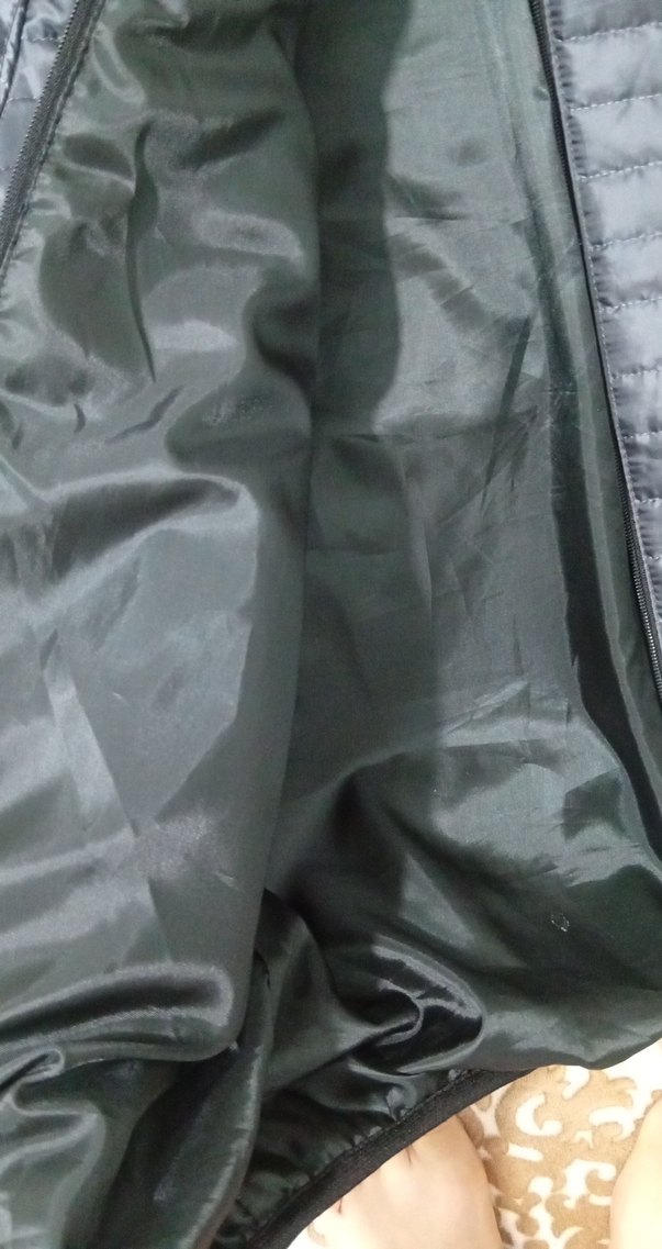 Gri Fermuarlı Erkek Kapüşonlu Mont - Görsel 2