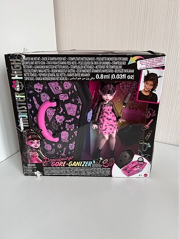 Monster High Draculaura Gore Ganizer sıfır kutulu