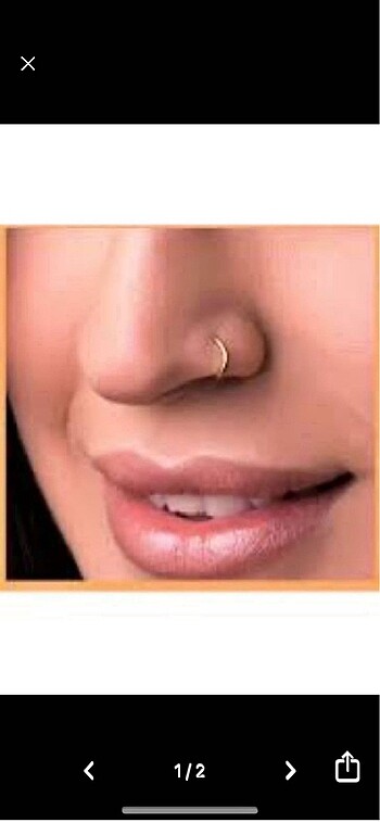 Fake hızma piercing Çelik paslanmaz