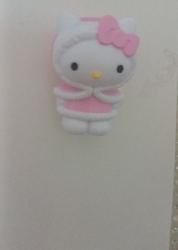 Pembe Kürklü Hello Kitty Figürü