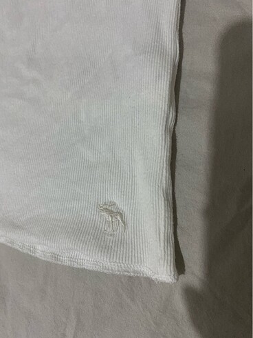 m Beden Abercrombie & Fitch Beyaz Dantelli Atlet