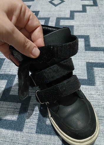 30 Beden siyah Renk Panço çocuk bot