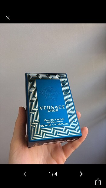 Versace boş parfüm kutusu