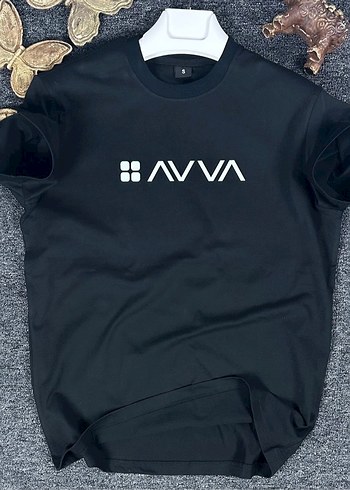 Avva Siyah Erkek Tişört Velcro Detaylı