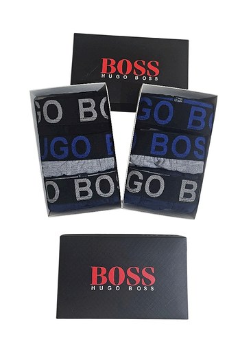 Hugo Boss Erkek Baskılı Boxer