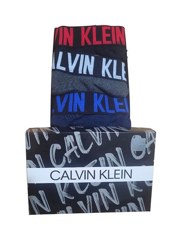 Calvin Klein Erkek Baskılı Siyah Boxer