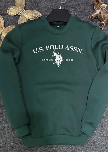 U.S. Polo Assn. Erkek şardonlu kışlık Sweatshirt