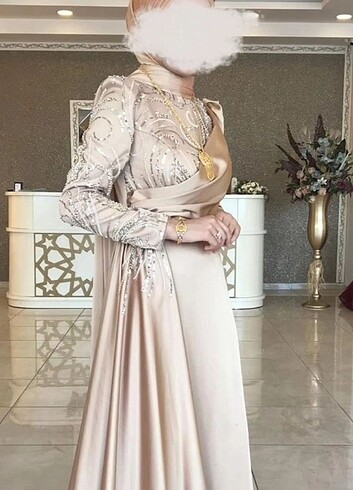 Kiralık abiye + Şal