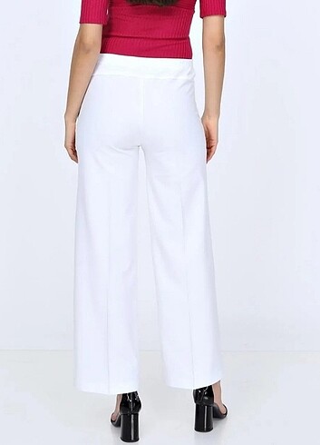 Basenden Bol Paça Kumaş Hamile Pantolon - Görsel 5