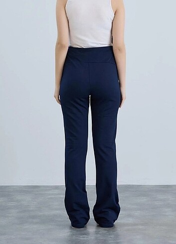 İspanyol Paça Hamile İki İplik Penye Pantolon - Görsel 5