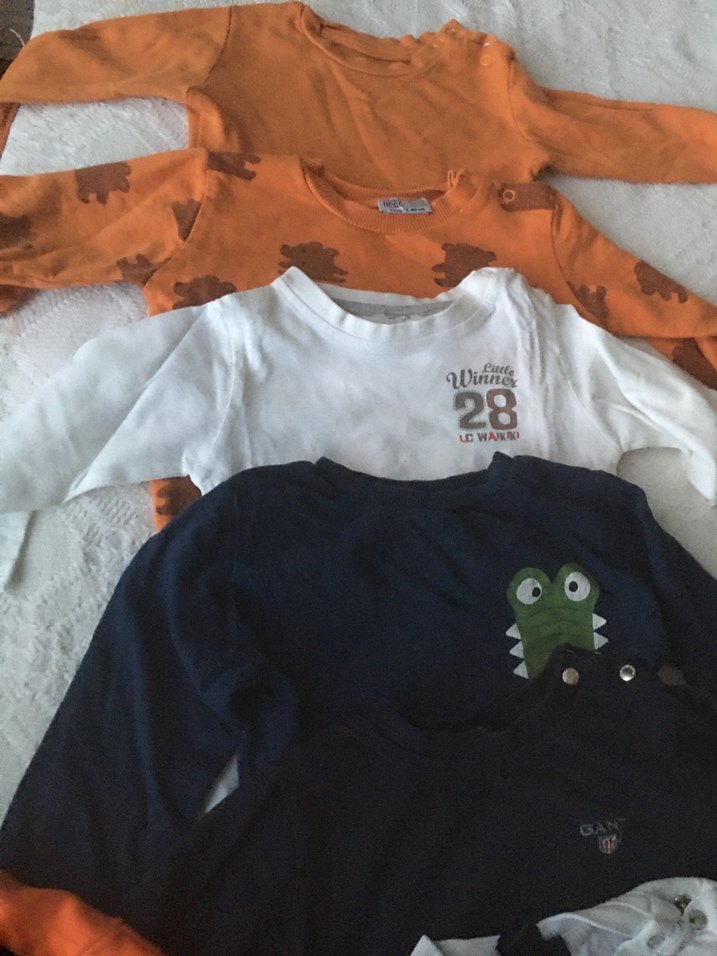 Çocuk Kıyafeti 6/9 aylik 9 adet - Görsel 3