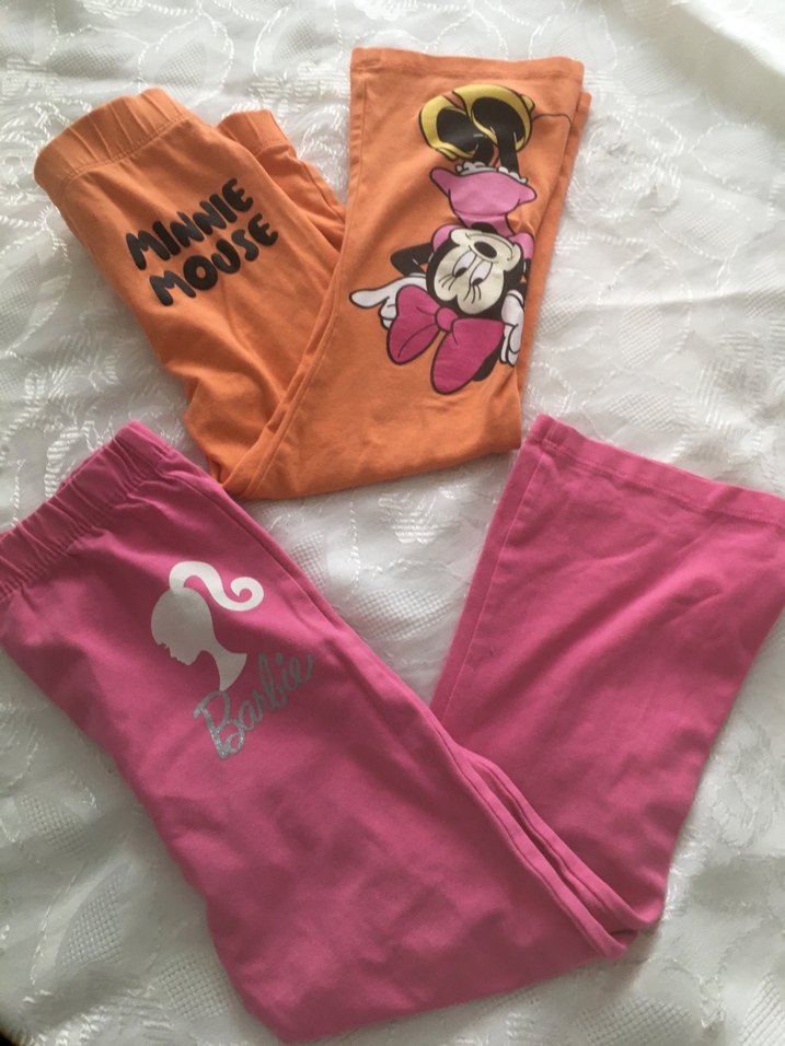 Kız Çocuk Elastik Bel Baskılı Tayt 2 li fiyat 3/4 yaş - Görsel 4