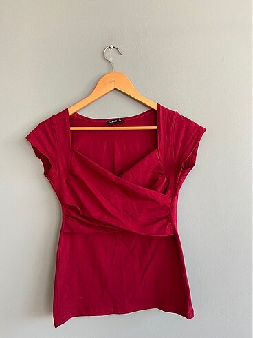 Bordo şık bluz