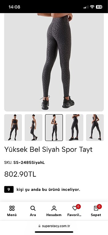 Superstacy Leopar Toparlayıcı Tayt - Görsel 3