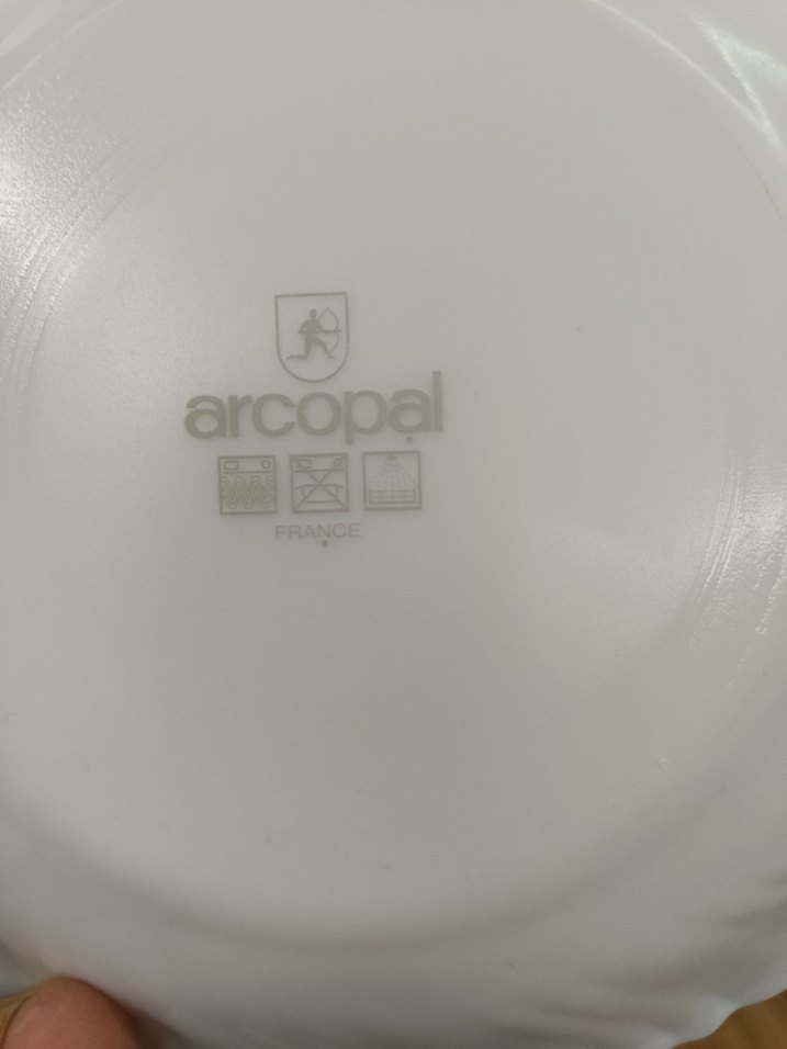 Arcopal france Mavi Pastel Çiçek Desenli Tabak - Görsel 4