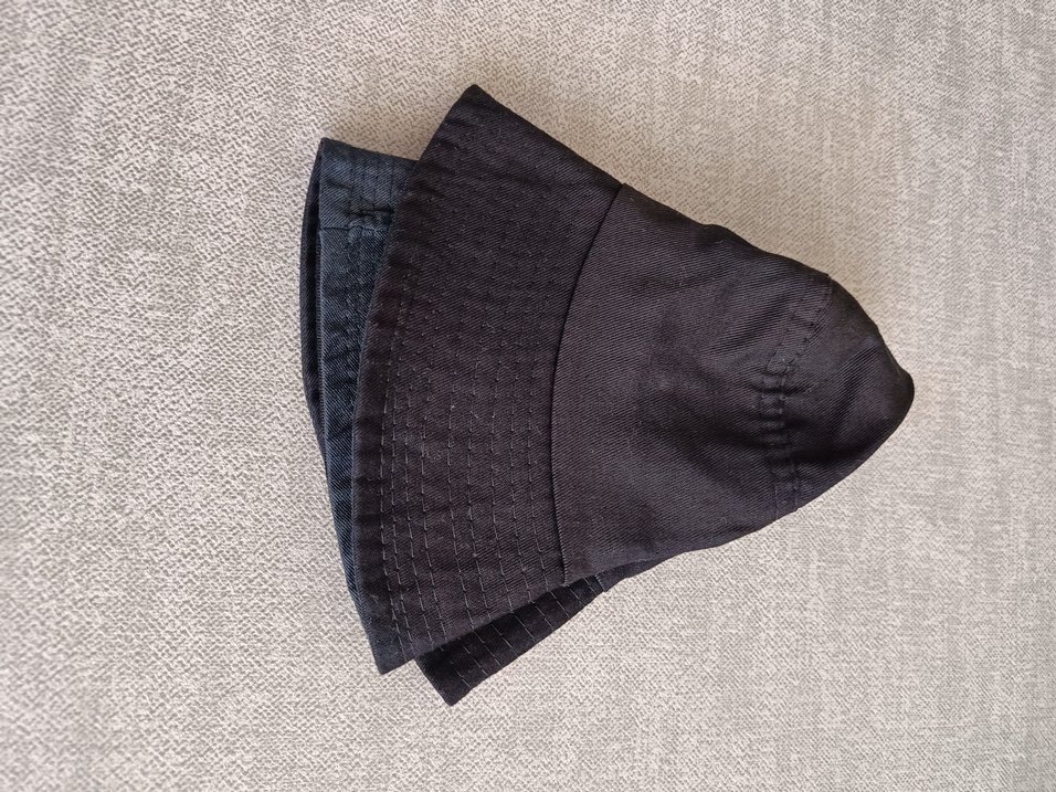 Kadın Siyah Minimalist Kova Şapka - Görsel 2