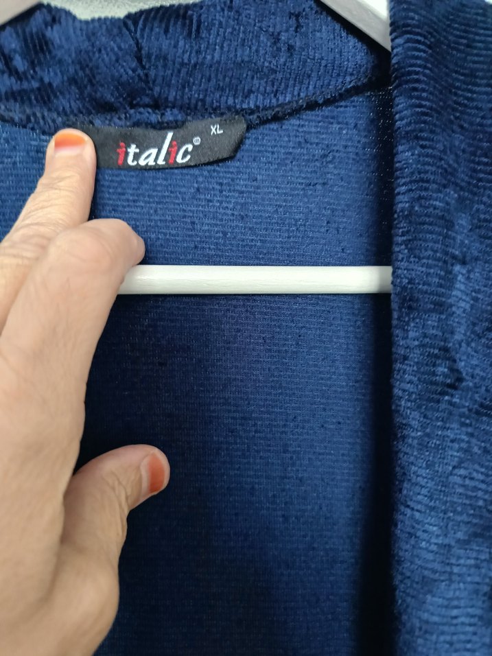 Navy Midi Kadın Bohem bluz - Görsel 2