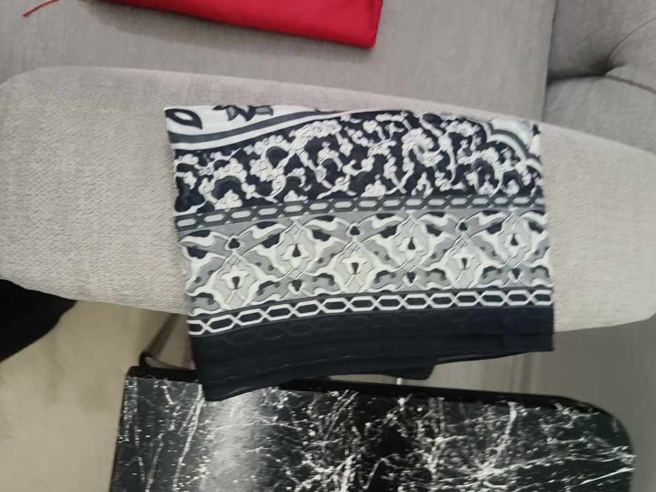 Püsküllü Mor Bohem Kadın Şal - Görsel 4