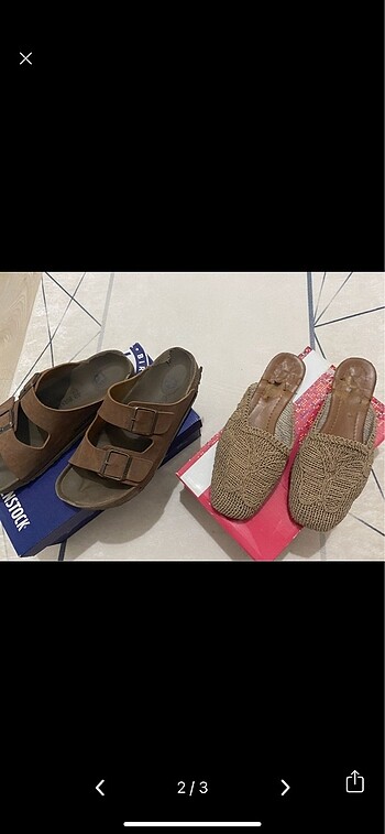 Birkenstock İki terlik