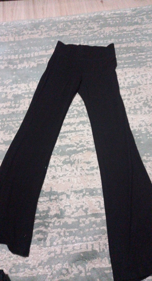 Siyah Hamile Normal Boy Dar Kesim Pantolon - Görsel 2