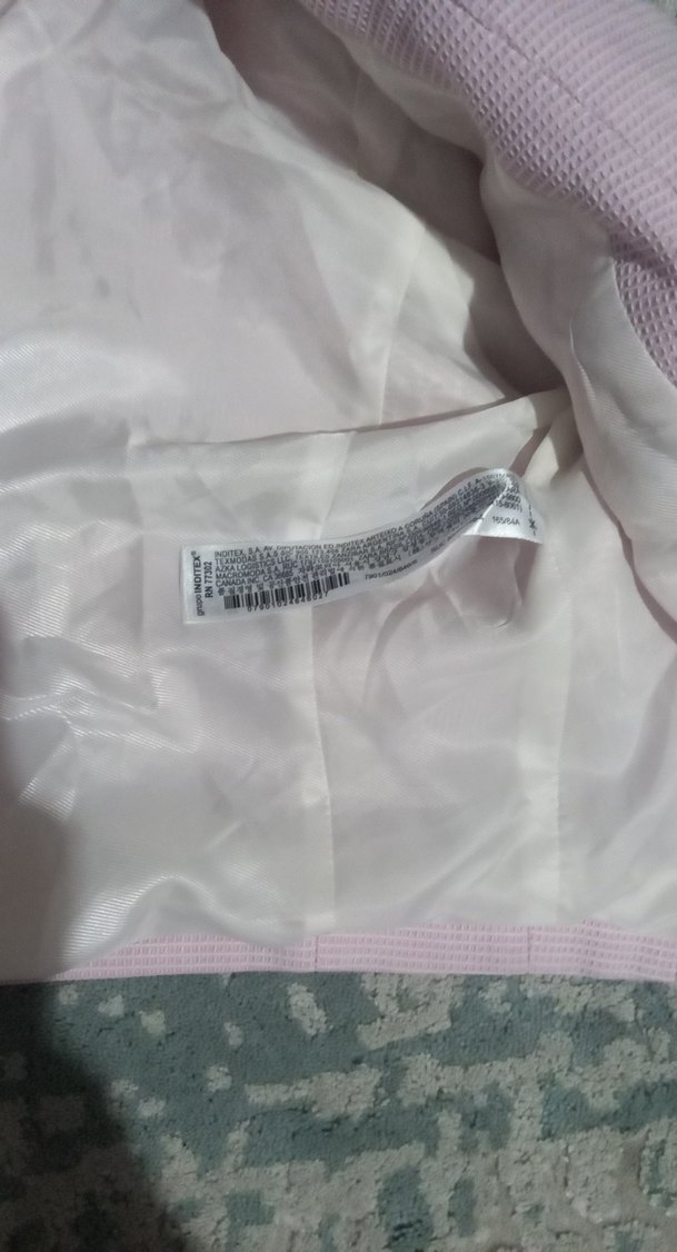 Pembe Mini Kadın Blazer Ceket - Görsel 4