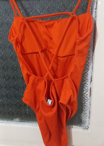 Kırmızı Fermuarlı Kadın Monokini - Görsel 2