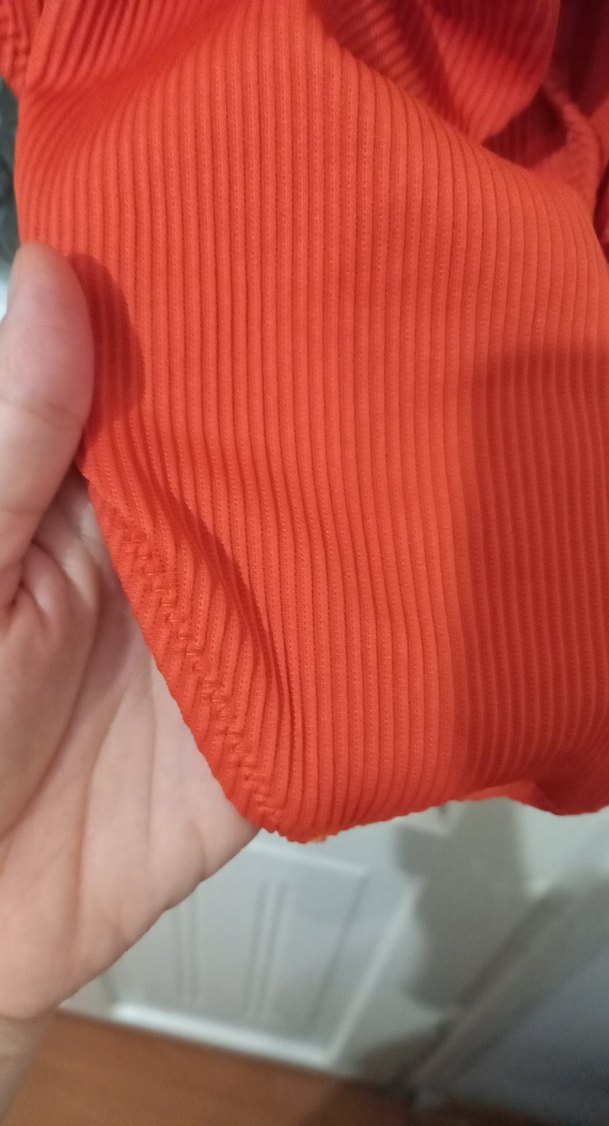 Kırmızı Fermuarlı Kadın Monokini - Görsel 5