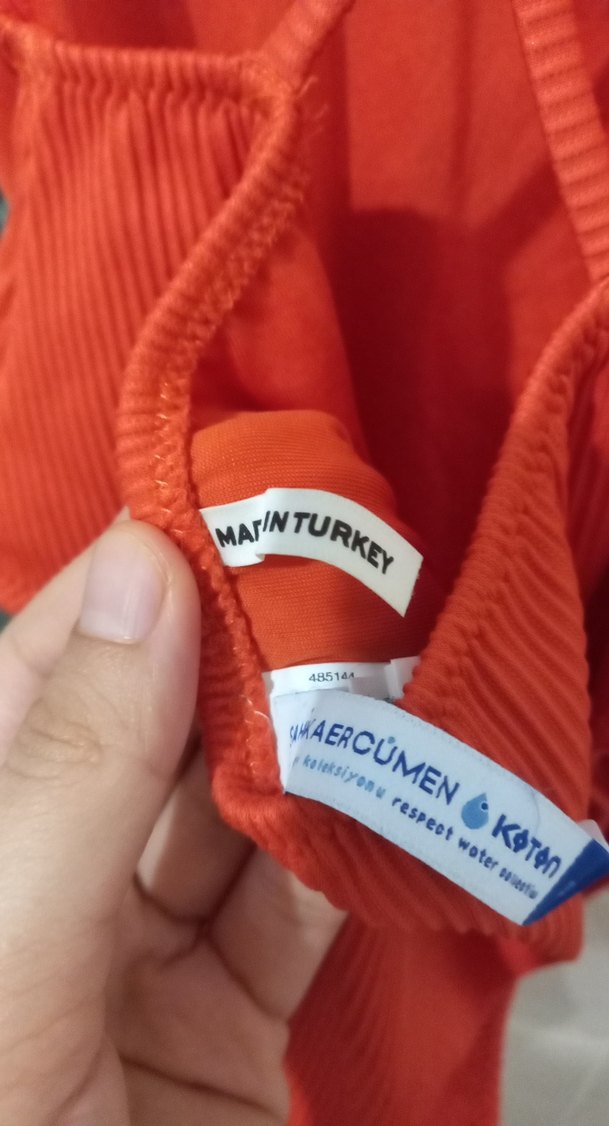 Kırmızı Fermuarlı Kadın Monokini - Görsel 4