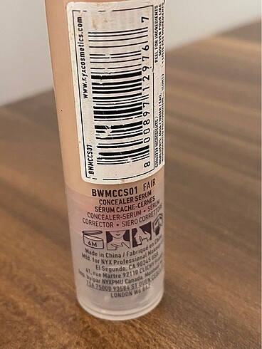 NYX Nyx kapatıcı