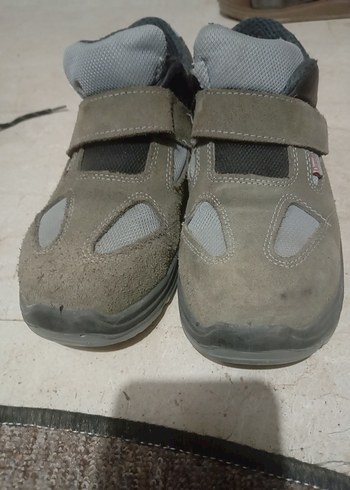 Gri Cırt Cırtlı İş Ayakkabısı - Görsel 3