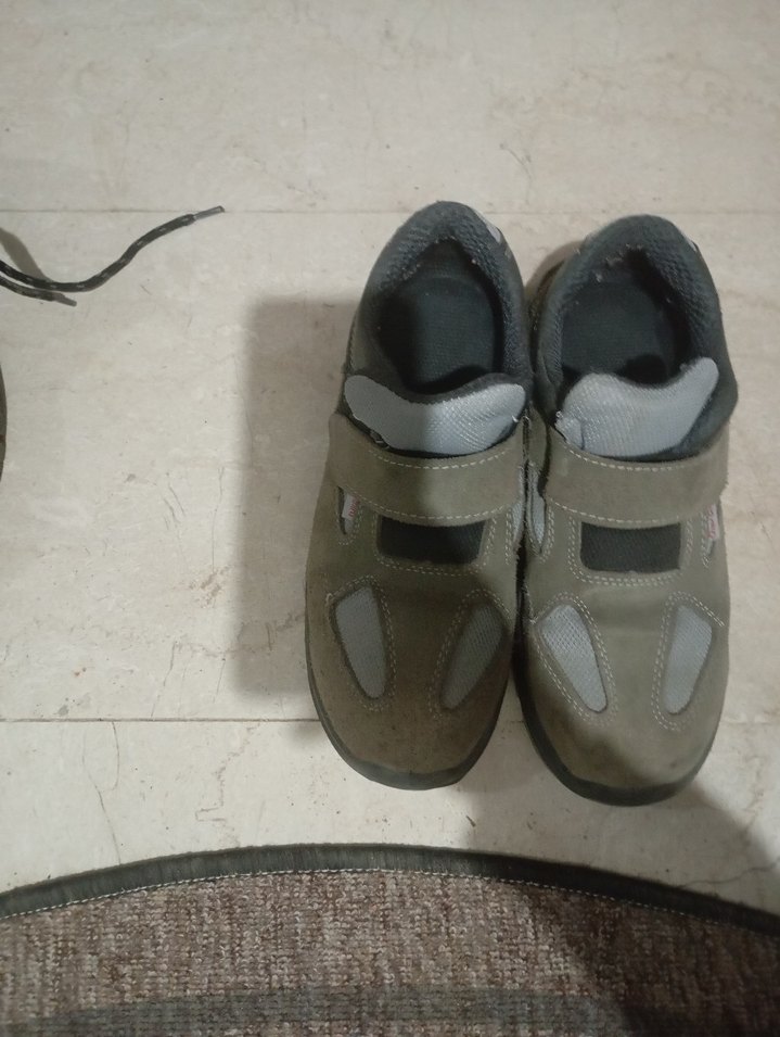 Gri Cırt Cırtlı İş Ayakkabısı - Görsel 2