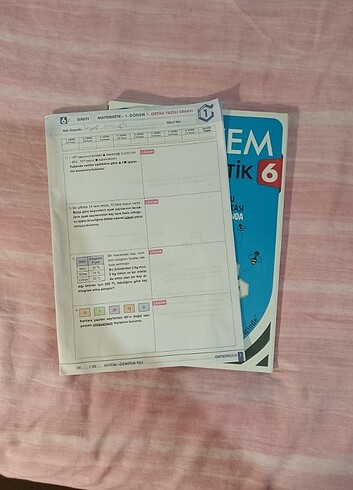 6. Sınıf Matematik kitabı - Görsel 2