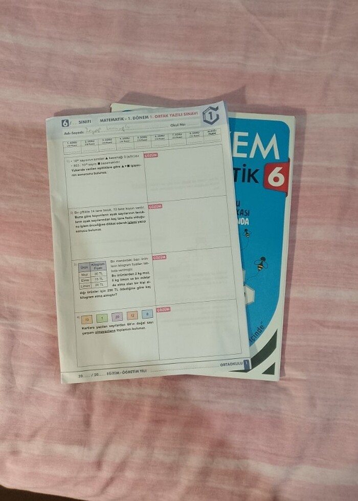 6. Sınıf Matematik kitabı - Görsel 2