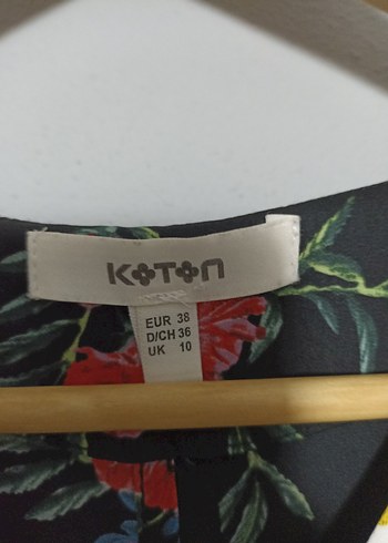 Koton koton çiçekli elbise