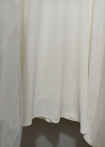 38 Beden beyaz Renk nikah elbisesi