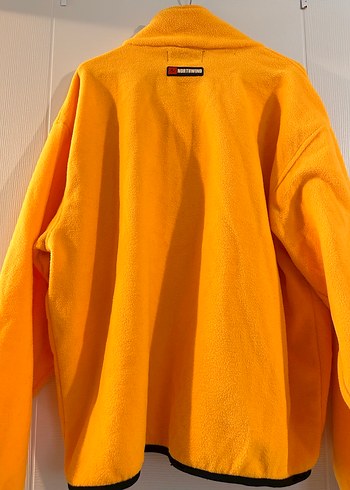 Sarı Fermuarlı Erkek Polar Sweatshirt - Görsel 2