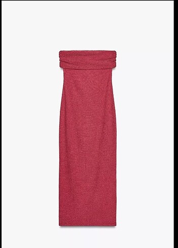 Zara pembe elbise