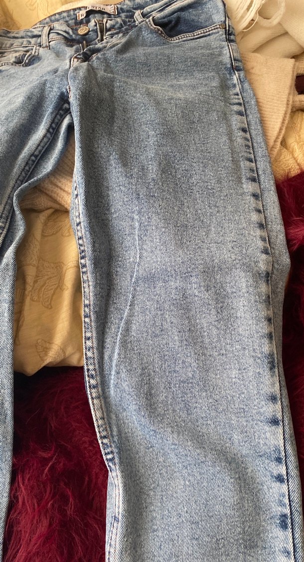 Açık Mavi Rahat Kesim Denim Jean — görsel 6/7