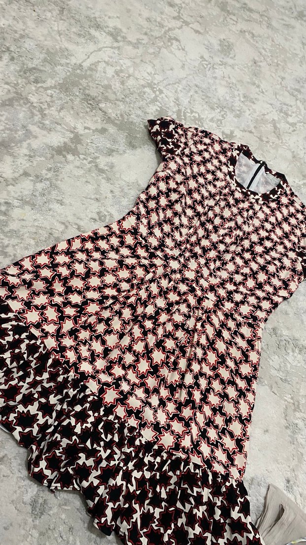 Desenli Kadın Elbise - Görsel 2