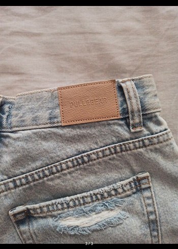 Pull&Bear Kot Şort - Görsel 3