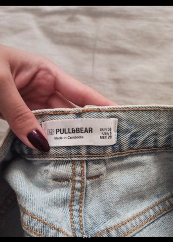 Pull&Bear Kot Şort - Görsel 2