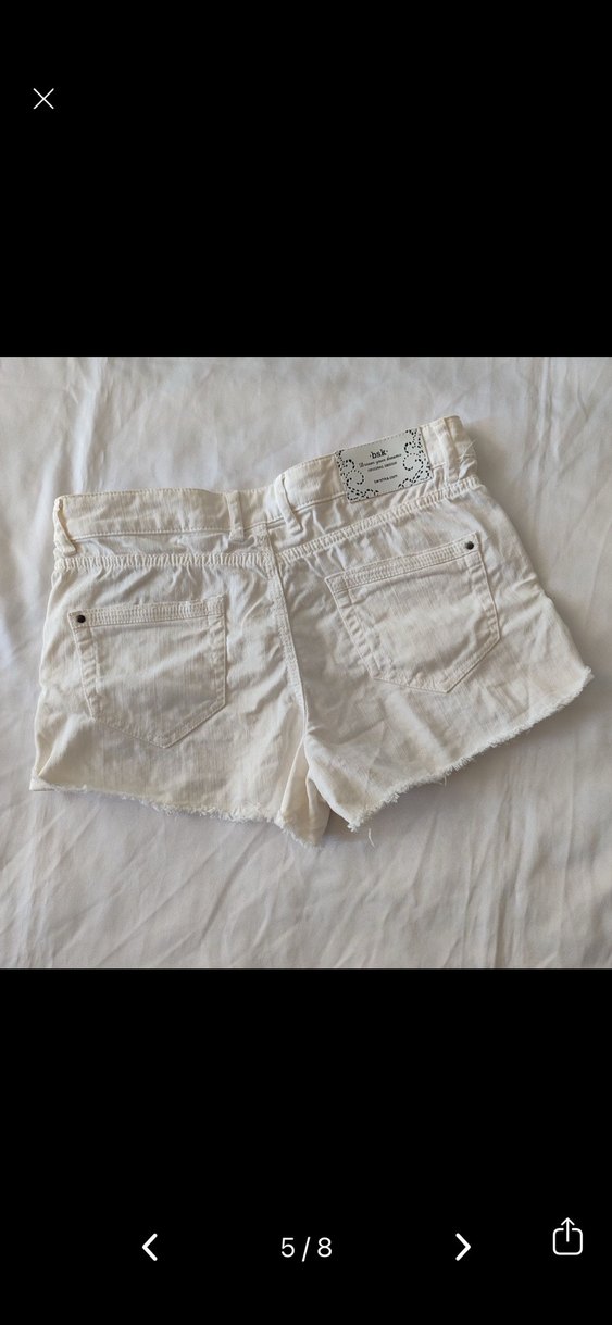 Bershka zımbalı şort - Görsel 5