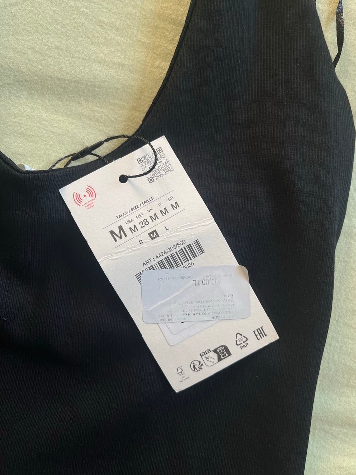 Zara Halter Yaka Top — görsel 3/5