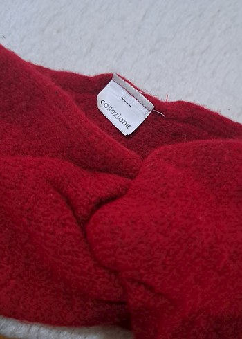 Bordo Örgü Bohem Saç Bandı - Görsel 2