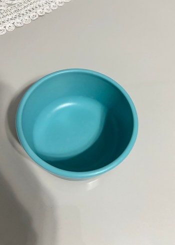 Bebek Bölmeli Mavi Tabak ve  kaşık kase  dahil 3 ürün taşta - Görsel 7